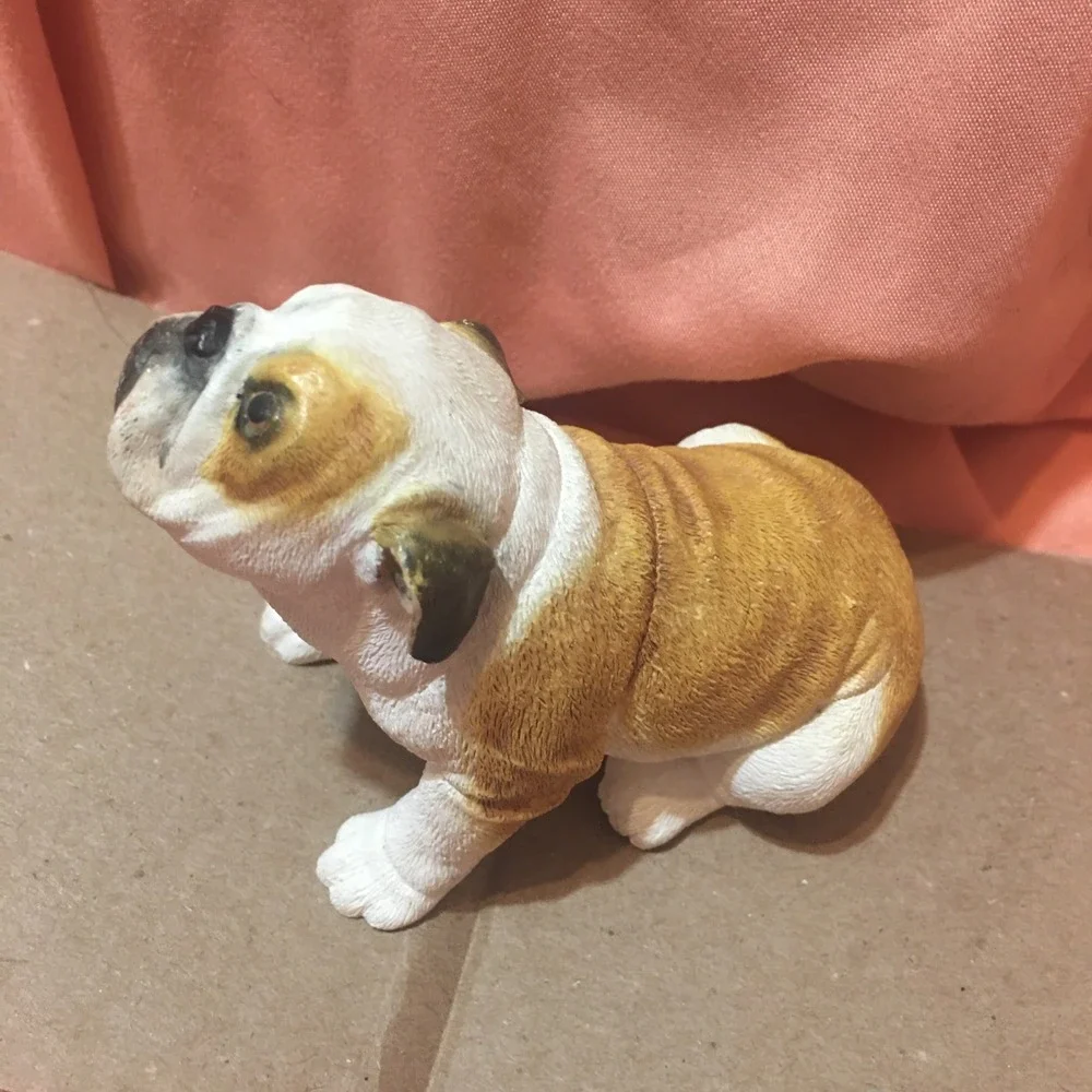 Sherratt & Simpson Adorable Sitting Bulldog Puppy Figurine (Rare) 2003